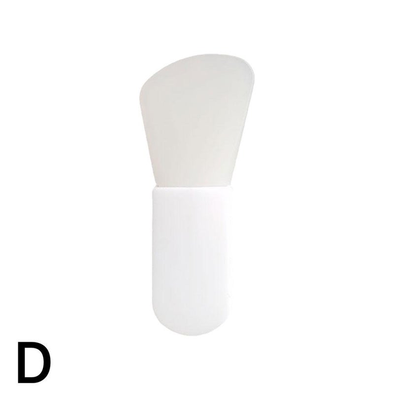 Mask brush, scraper, silicone brush for applying clay masks, beauty-specific facial cleansing spatula, portable small brush.